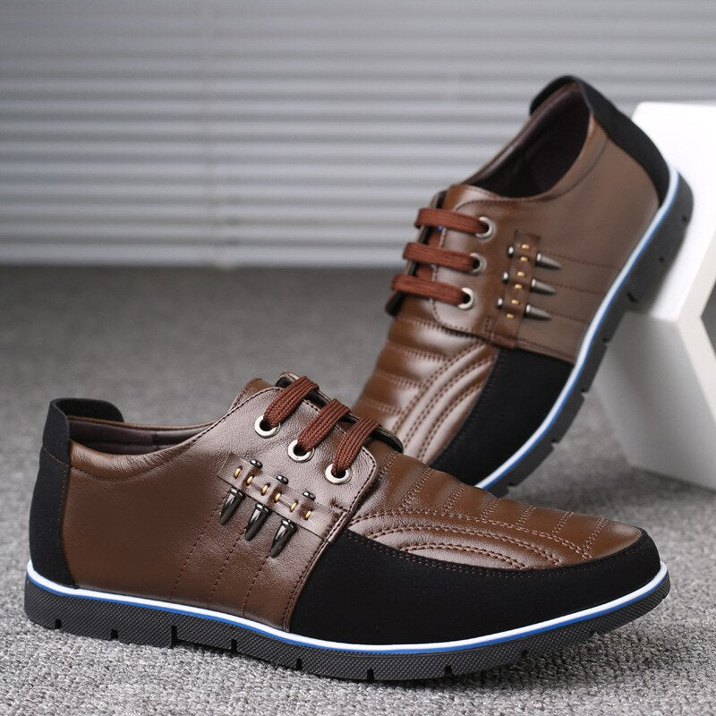 Men's Shoes - Autumn Leather Men Casual Shoes