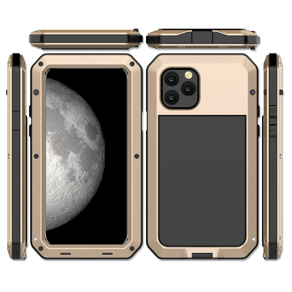 Luxury 360 Full Protect Metal Aluminum Phone Case for iPhone 11