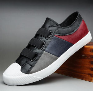 New Hot Fashion Men Leather Slip-On Casual Shoes