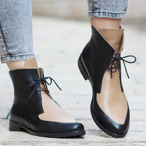 New Fashion Sexy Lady Mixed Color Women Ankle Boots