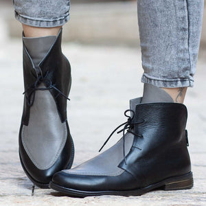 New Fashion Sexy Lady Mixed Color Women Ankle Boots