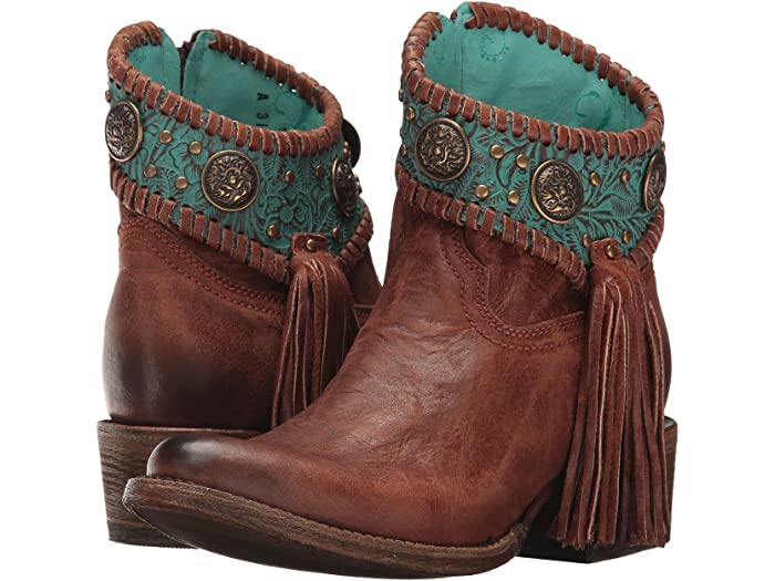 Women Genuine Leather Tassel Ankle Boots