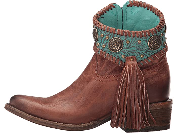 Women Genuine Leather Tassel Ankle Boots
