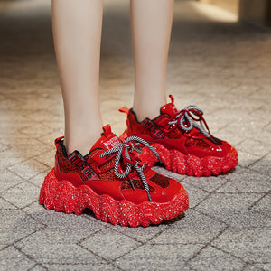 2020 New Designer Platform Shining Sneakers