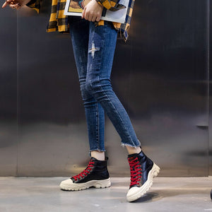 2020 New Casual Leather Lace-up Shoes