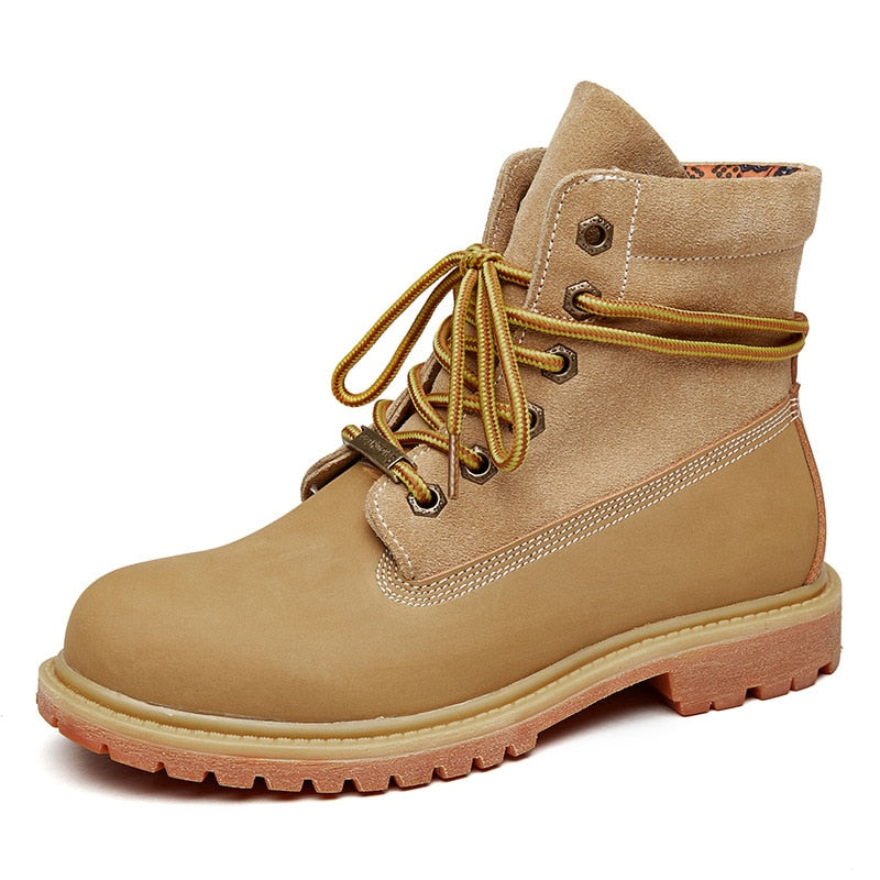 High Quality Genuine Leahter Women's Ankle Boot