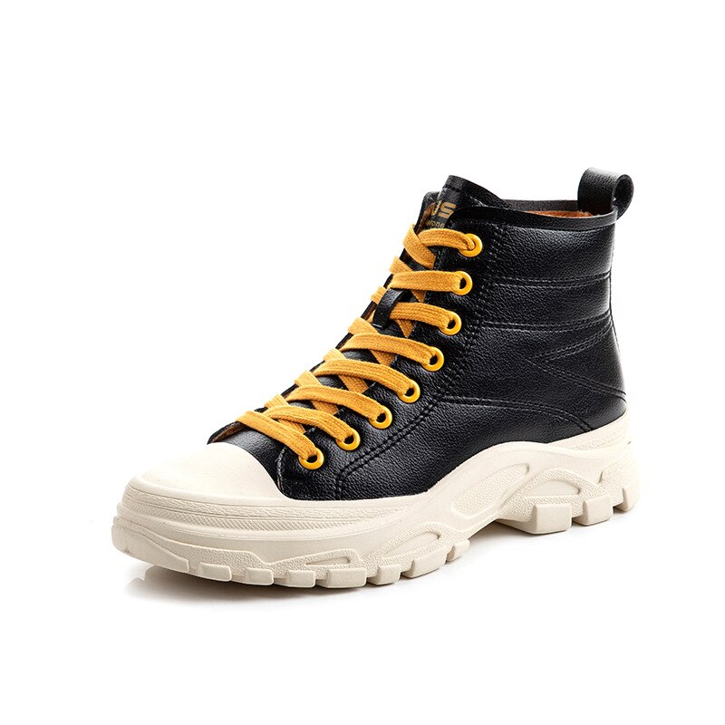 2020 New Casual Leather Lace-up Shoes