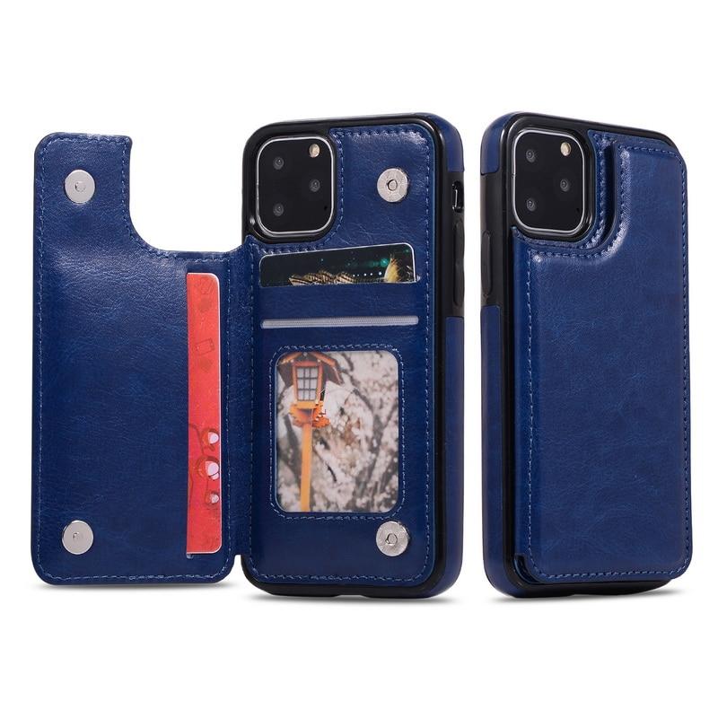 Luxury Card Holder Leather Case For iPhone X/11