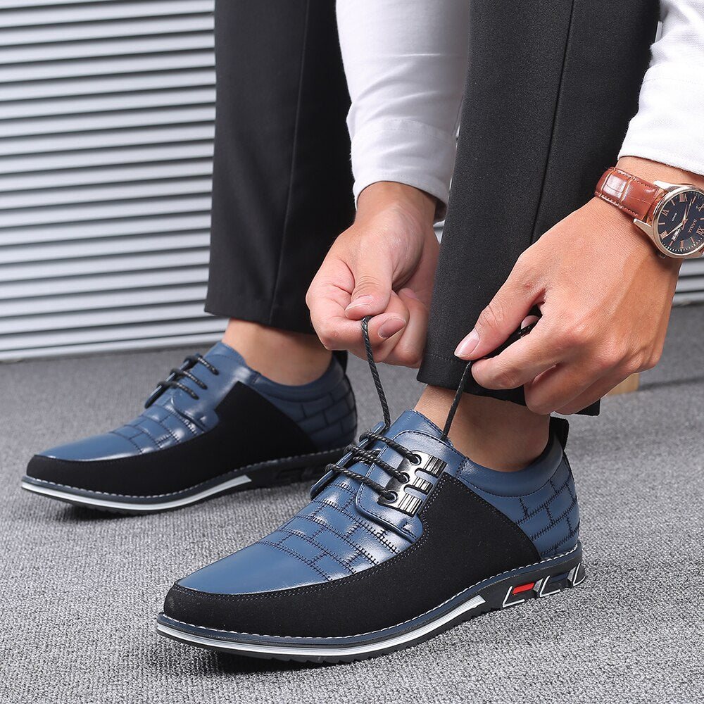 New Fashion Big Size Oxfords Leather Men's Shoes