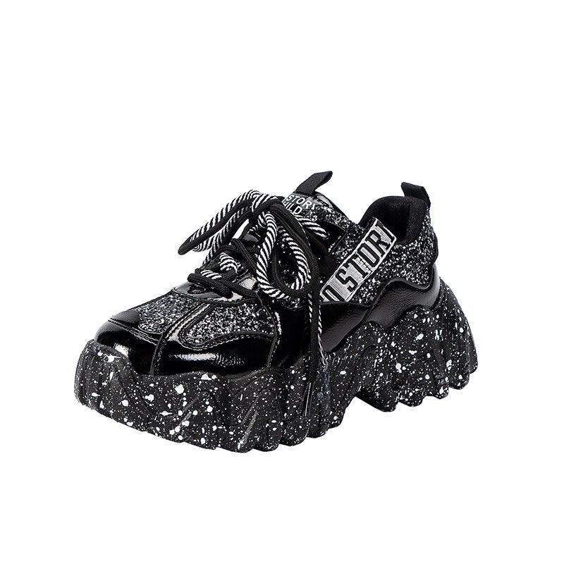 2020 New Designer Platform Shining Sneakers