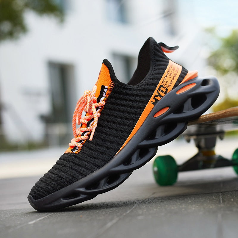 Flying Weaving Trend Style Men's Casual Shoes