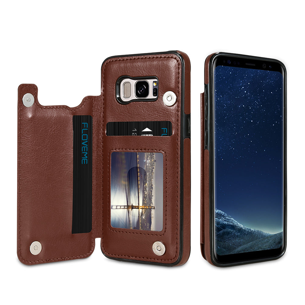 Luxury Card Holder Leather Case For Samsung S10/Note10