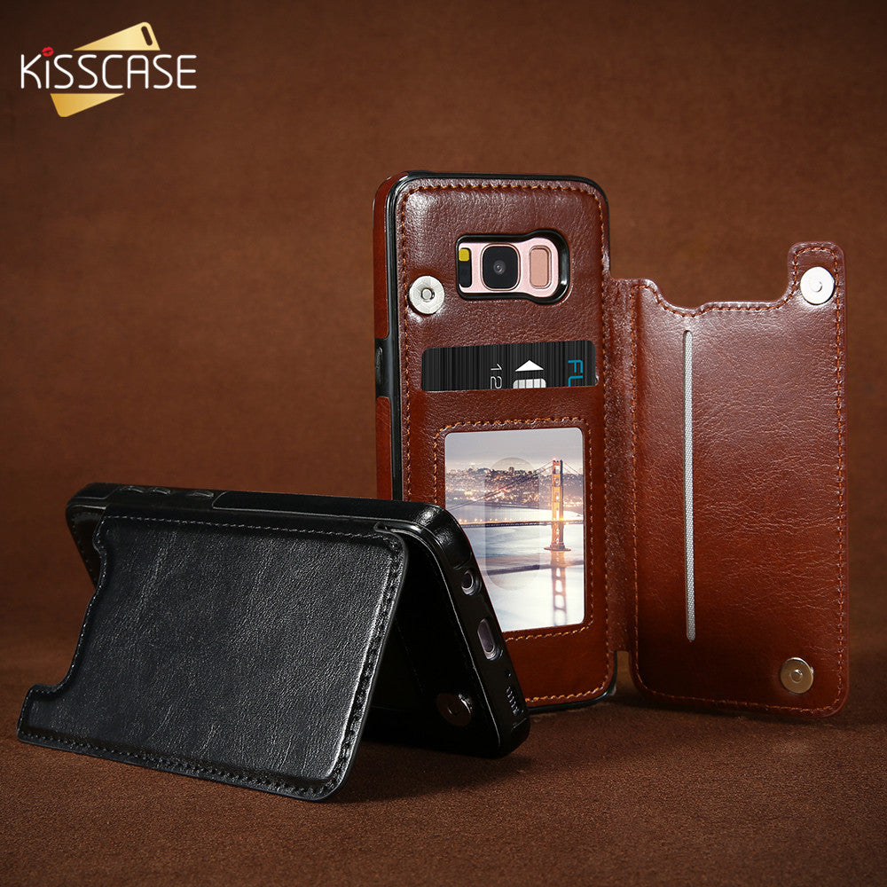 Luxury Card Holder Leather Case For Samsung S10/Note10