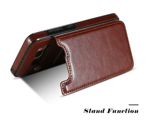 Luxury Card Holder Leather Case For Samsung S10/Note10