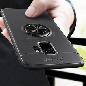 Luxury Magnetic Ring Stand Case For Samsung Galaxy S9 S8