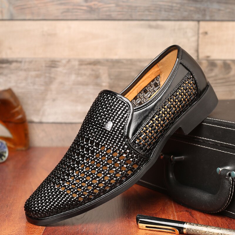 2019 New Summer Men's Genuine Leather Soft Bottom Shoes