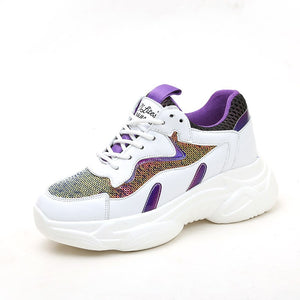 New Bling Chunky Women Sneakers