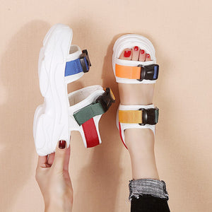 Fashion Colorful Platform Women's Sandals
