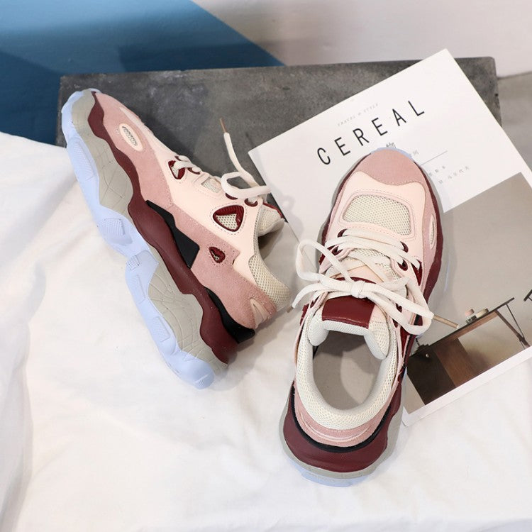 New Arrival Spring Autumn Women's Dad Sneakers