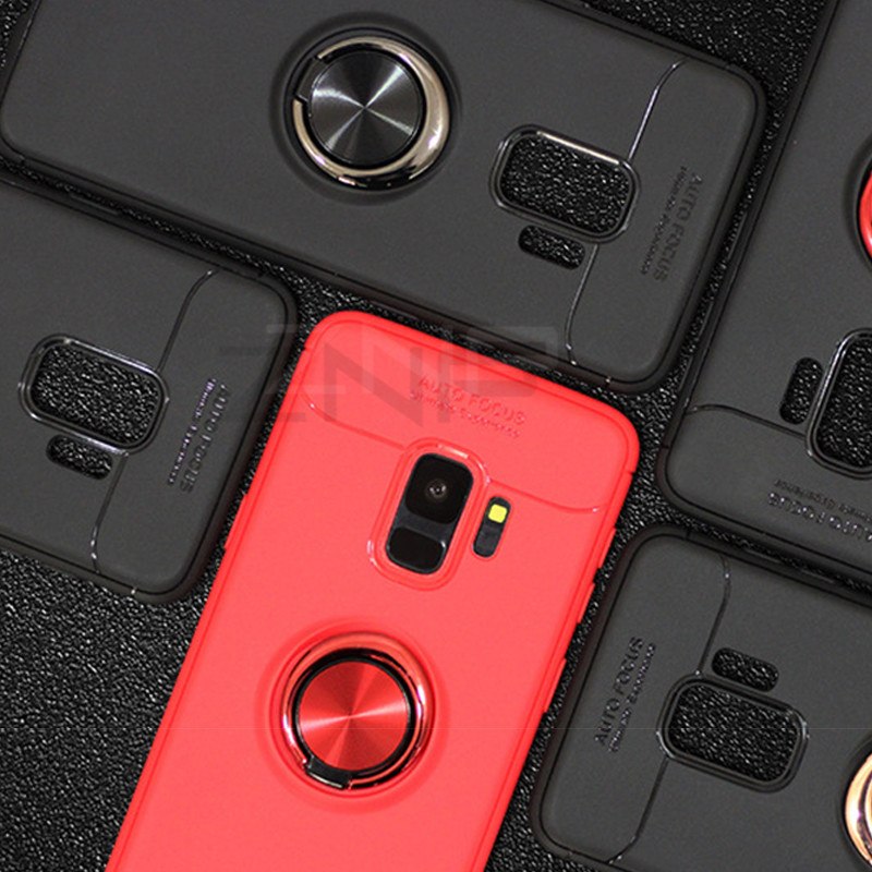 Luxury Magnetic Ring Stand Case For Samsung Galaxy S9 S8