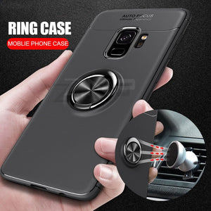 Luxury Magnetic Ring Stand Case For Samsung Galaxy S9 S8