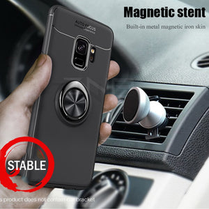 Luxury Magnetic Ring Stand Case For Samsung Galaxy S9 S8