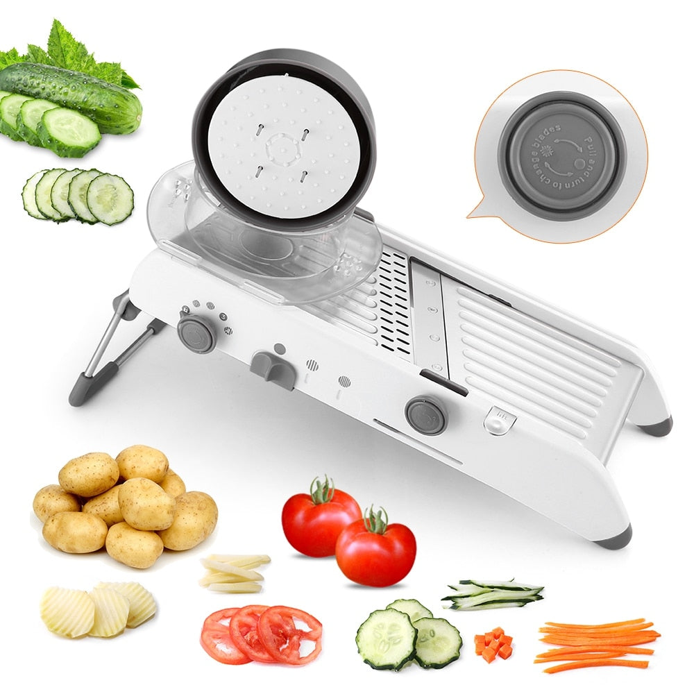High Quality Multi-function Safety Vegetable Slicer