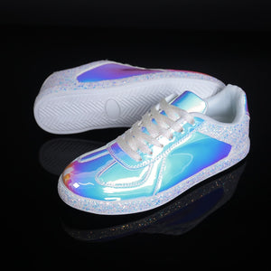 Gold Glitter Shinny Bling Fashion Women Sneakers