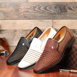 2019 New Summer Men's Genuine Leather Soft Bottom Shoes