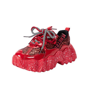 2020 New Designer Platform Shining Sneakers