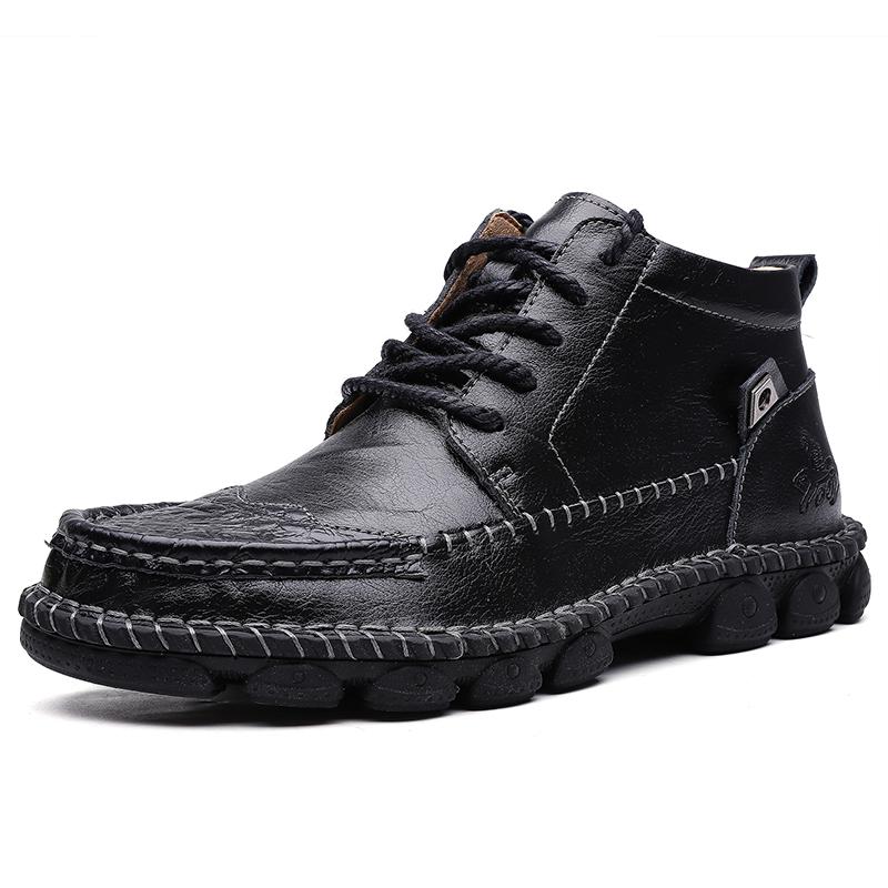 New Classic Genuine Leather Comfortable Men Casual Shoes