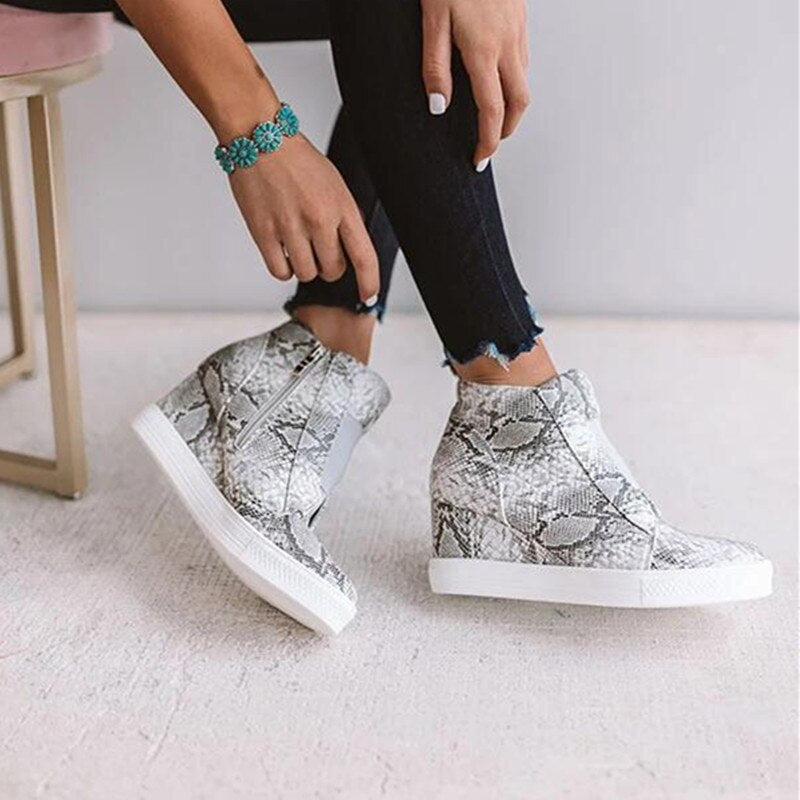 Fashion Round Toe Ankle Women Boots