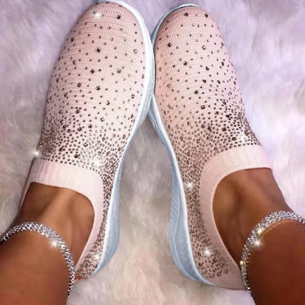 Crystal Sizzle Sock Sneakers